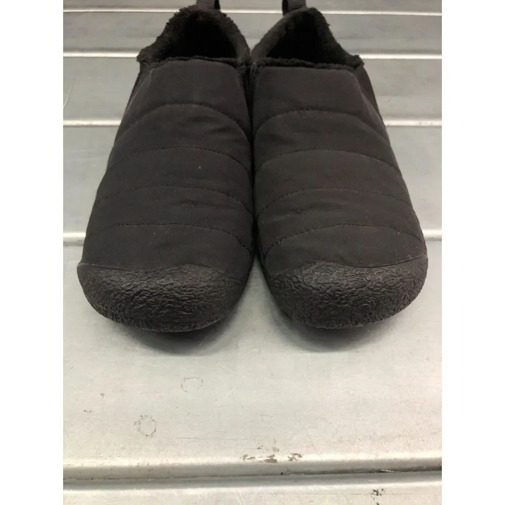 Keen Howser Slide Shoes Mens US 8.5 UK 7.5 Black Slip On Comfort Flat‎ Casual